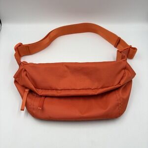 Vera Bradley Belt Bag Womens Medium Orange Polyester Zip Fanny Pack Travel